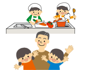 平成25年度　夏休み！父と子の料理教室